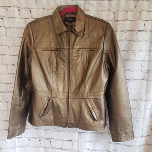 SALE PRICED!!>>LEATHER JACKET BY ALFANI IN A SZ LARGE